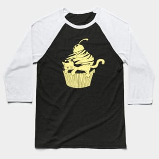 Cupcat Cutecake Baseball T-Shirt